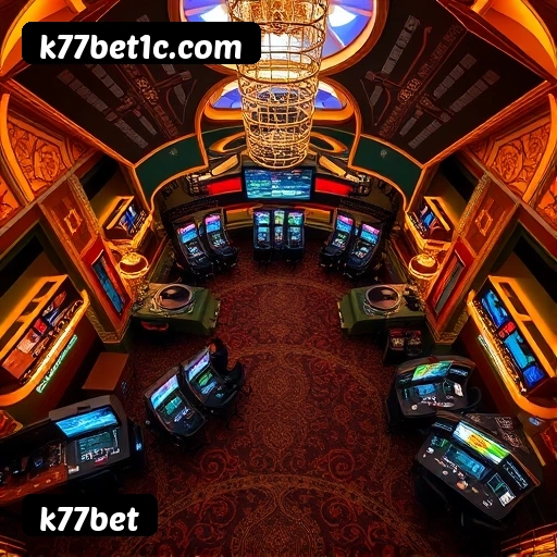 Material promocional do app k77bet — ilustração, não métricas auditadas nesta página