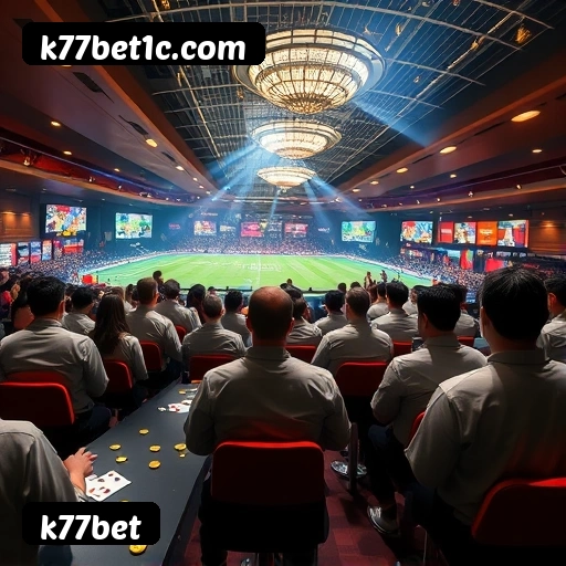 Fluxo de download do app k77bet — referência visual